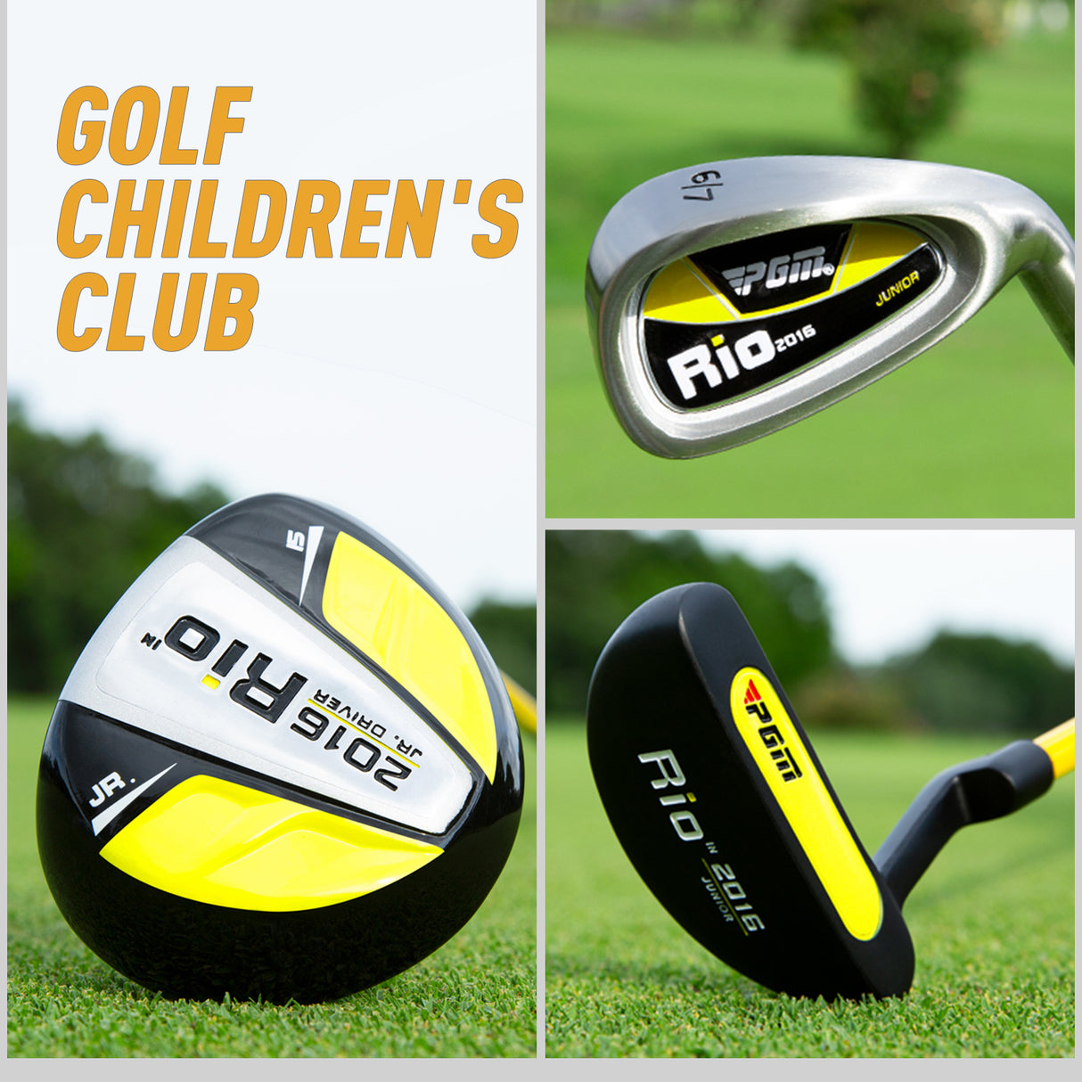 PGM JRTG004 RIO Right-handed Junior Golf Club Set - Ideal for Kids Aged 3-12