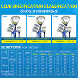 PGM JRTG006 NSR Junior Golf Clubs Set Graphite Right Handed Flex R with Bag&Headcovers