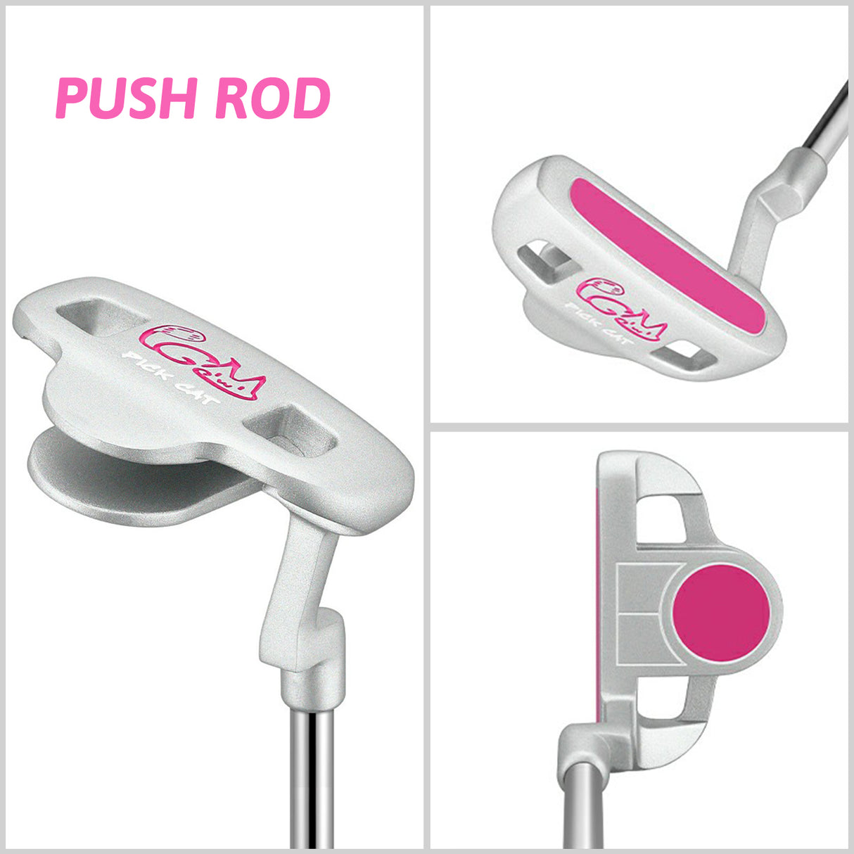 PGM JRTG007 Junior Adjustable Golf Club Set for Kids, right-handed Lightweight with Stand Bag, Ages 6-12