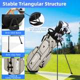 PGM QB119  Nylon Stand Golf Bag for Golf Course & Travel,lightweight and Waterproof