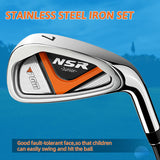 PGM JRTG006 NSR - Right-handed Premium Junior Golf Club Set for Young Aspiring Golfers