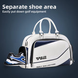 PGM YWB036 men waterproof golf boston sport cloth bag with shoe compartment