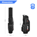 PGM QB119  Nylon Stand Golf Bag for Golf Course & Travel,lightweight and Waterproof