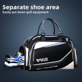 PGM YWB036 men waterproof golf boston sport cloth bag with shoe compartment