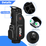 PGM QB119  Nylon Stand Golf Bag for Golf Course & Travel,lightweight and Waterproof