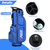 PGM QB119  Nylon Stand Golf Bag for Golf Course & Travel,lightweight and Waterproof