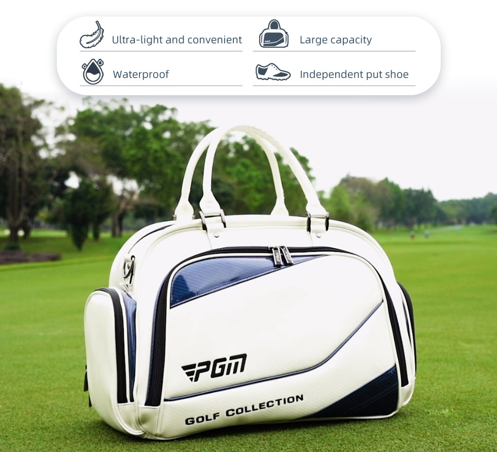 PGM YWB036 men waterproof golf boston sport cloth bag with shoe compartment