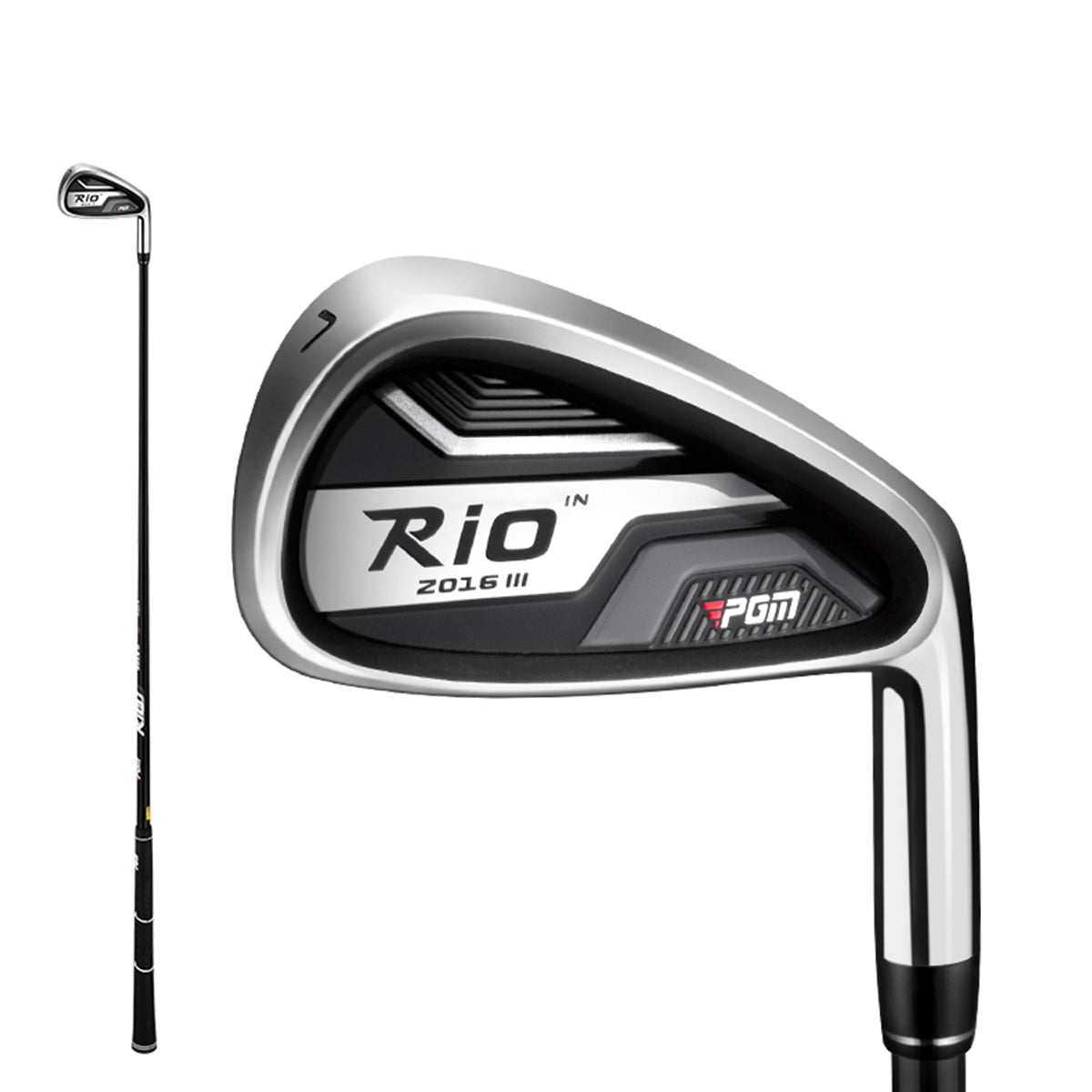 PGM TIG040 Golf Club Rio 2016 III Men's #7 Iron - Right Handed Single Club