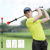 PGM HGB016 Golf Swing Training Aid Right Handed Golf Practice Warm-Up Stick for Strength Flexibility