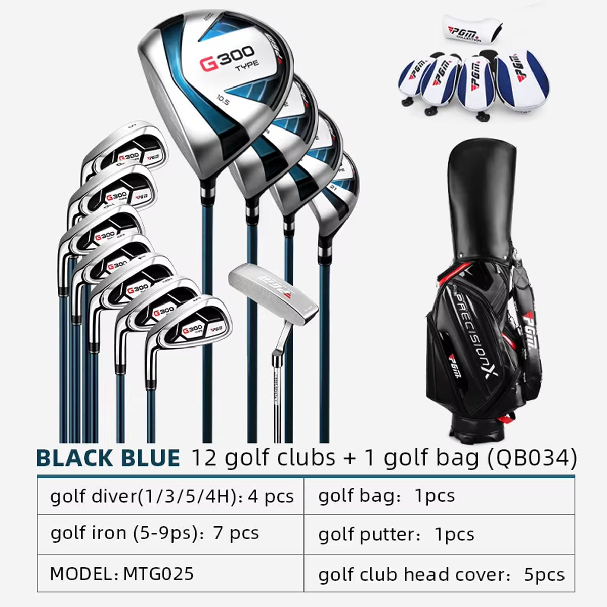 Left Handed Golf Clubs Sets Mens Graphite Branded Custom logo Golf Clubs-PGM MTG025