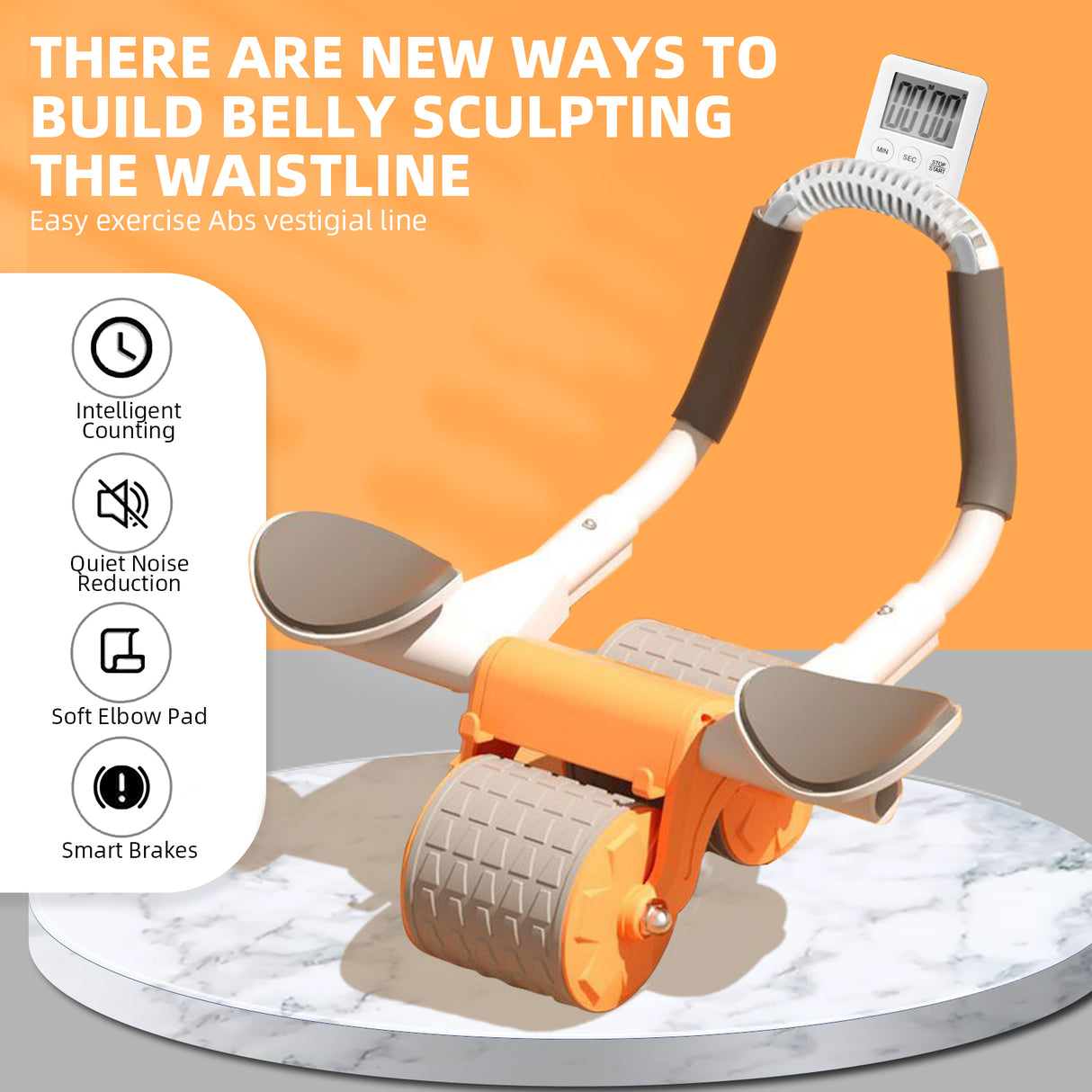 Multi-layer composite material Abdominal muscle wheel belly sculpting trainer AB trainer