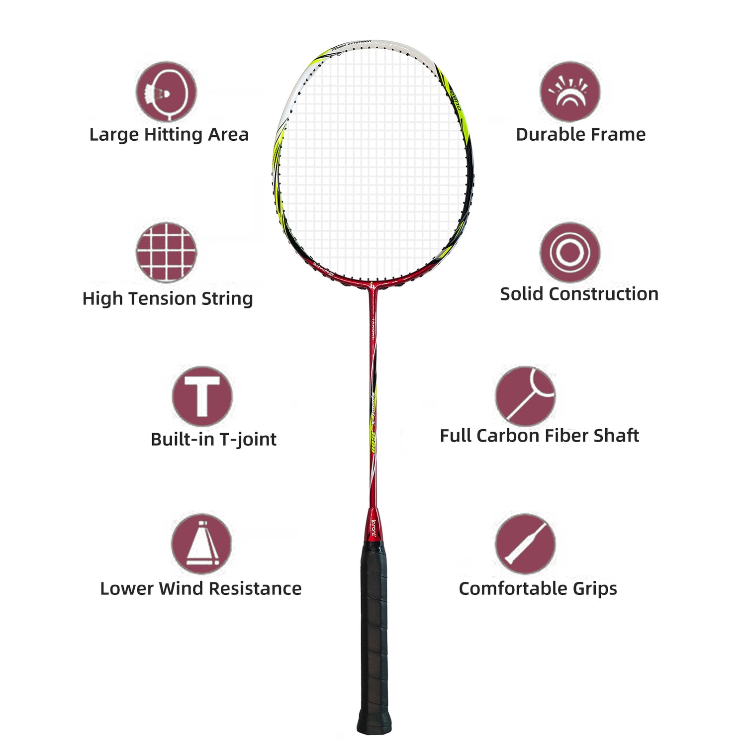 Speed X1500 Full Carbon Badminton Rackets Set – Leap sports
