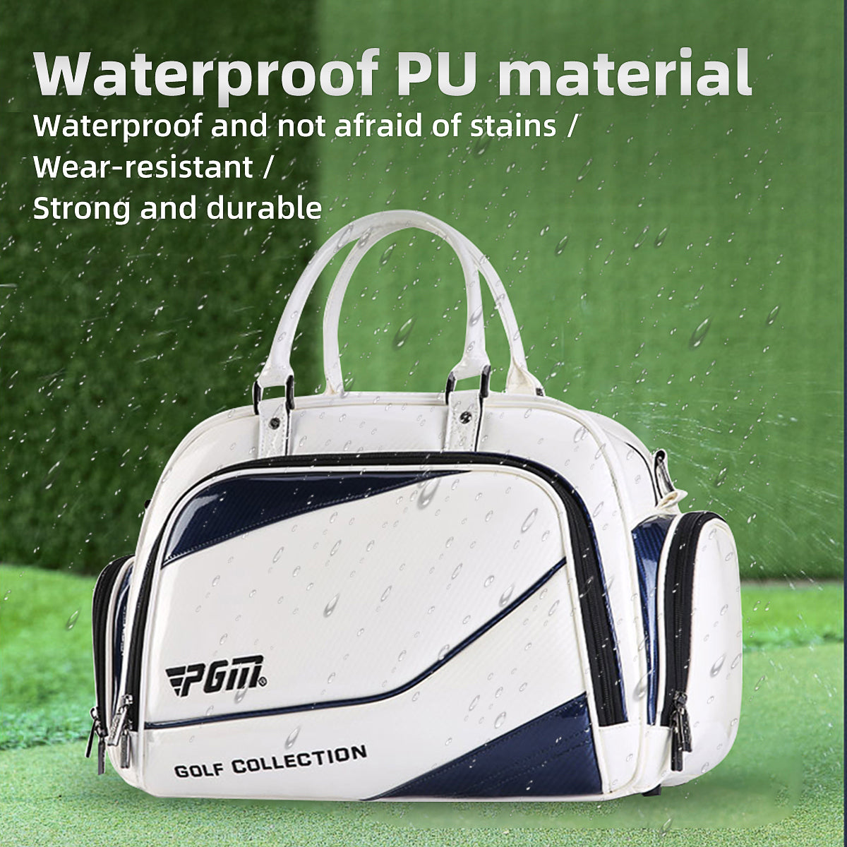 PGM YWB036 men waterproof golf boston sport cloth bag with shoe compartment