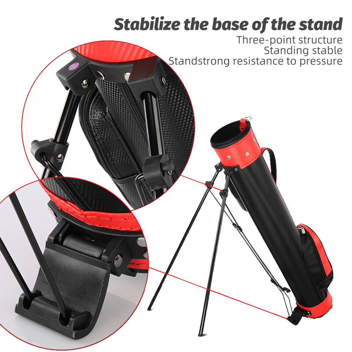 PGM QIAB008  PU Stand Golf Bag for Golf Course & Travel,lightweight and Waterproof