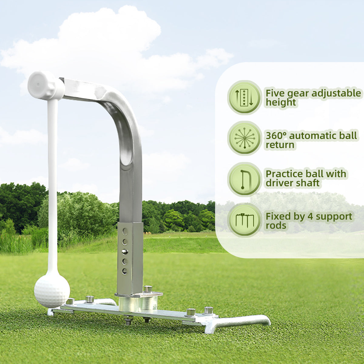 PGM HL008 Golf Swing Apparatus Golf Training Aids Outdoor Golf Swing Trainer