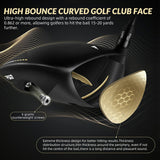 PGM MTG056 NSR Generation 5 Men's Golf Club Set with Adjustable Driver , Carbon Shaft and golf bag