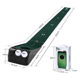 PGM TL030 track golf slope putting mat auto return mini office golf putting mat