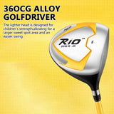Junior Golf Club Set for Kids 4 Clubs Right Handed with Graphite Shaft & Golf Bag-PGM JRTG017