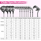 PGM LTG041 ladies golf clubs complete set full set women right-handed golf clubs