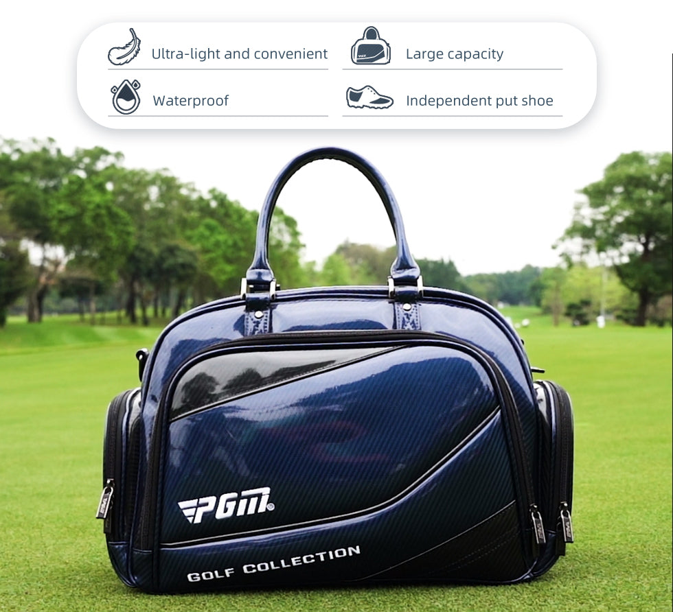 PGM YWB036 men waterproof golf boston sport cloth bag with shoe compartment