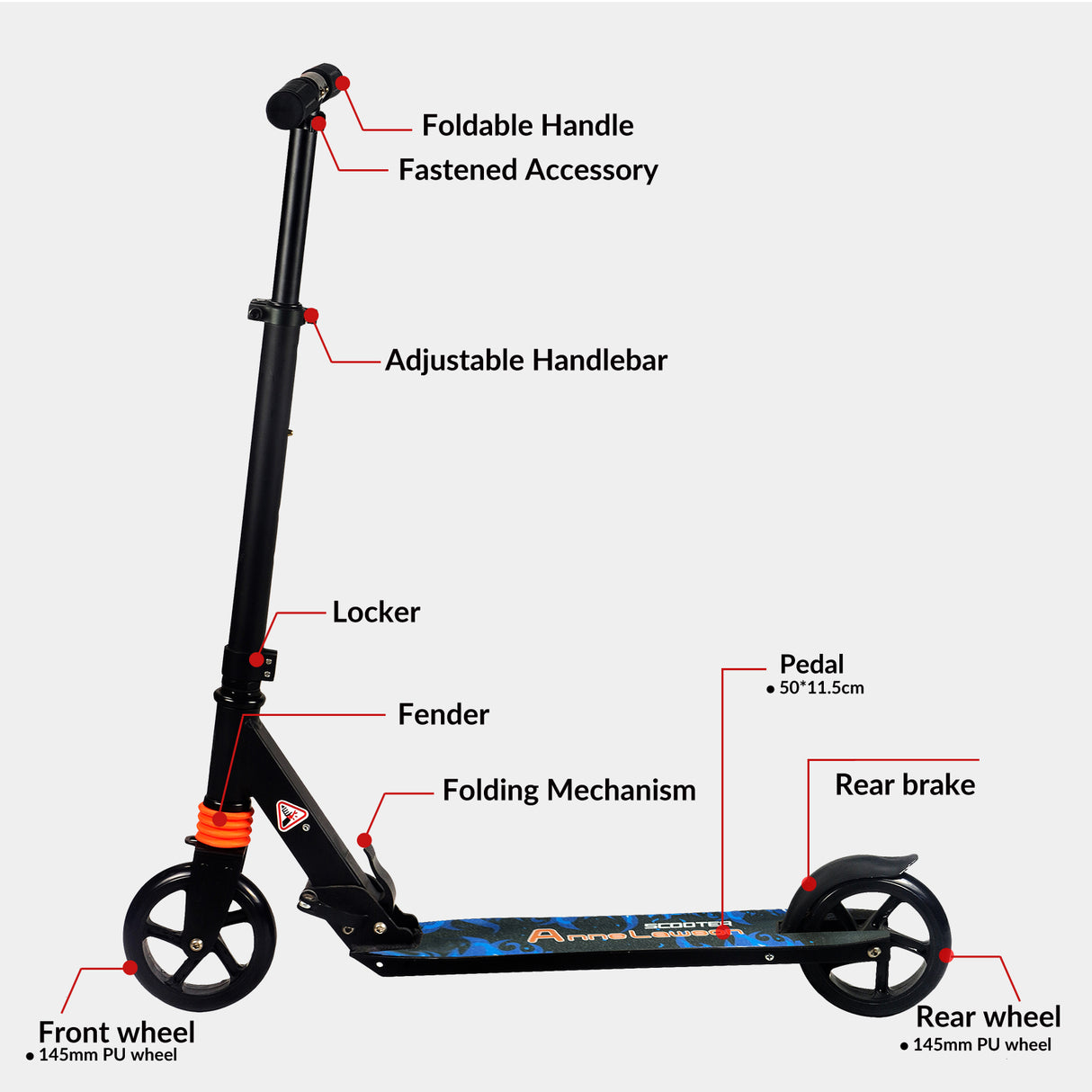 C3 Urban Kick Scooter: Compact, Lightweight, and Designed for a Smooth Ride