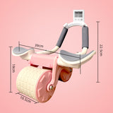 Multi-layer composite material Abdominal muscle wheel belly sculpting trainer AB trainer