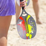 Full Carbon Fiber Grit surface Beach Tennis Racket,Beach Tennis Racket Set