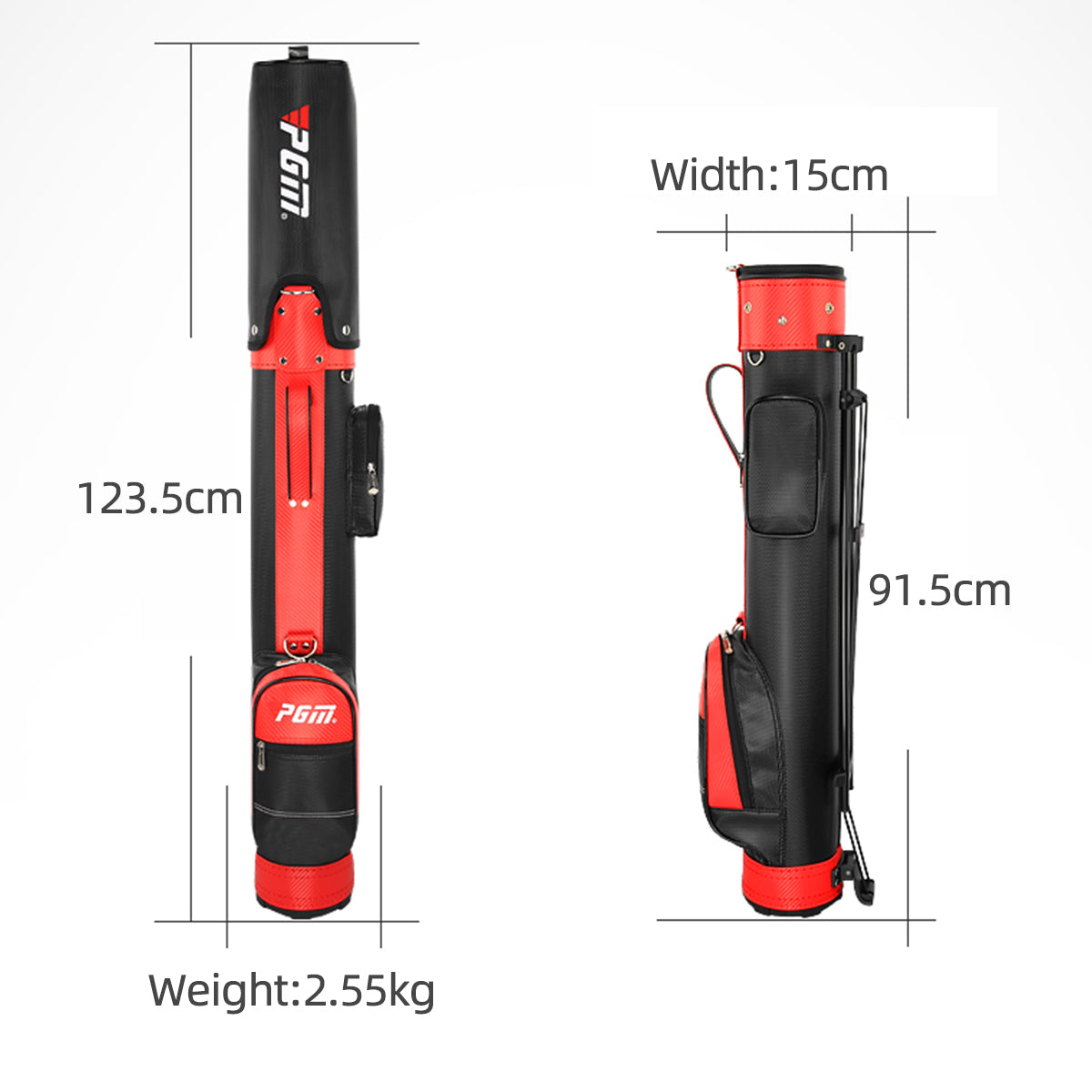 PGM QIAB008  PU Stand Golf Bag for Golf Course & Travel,lightweight and Waterproof