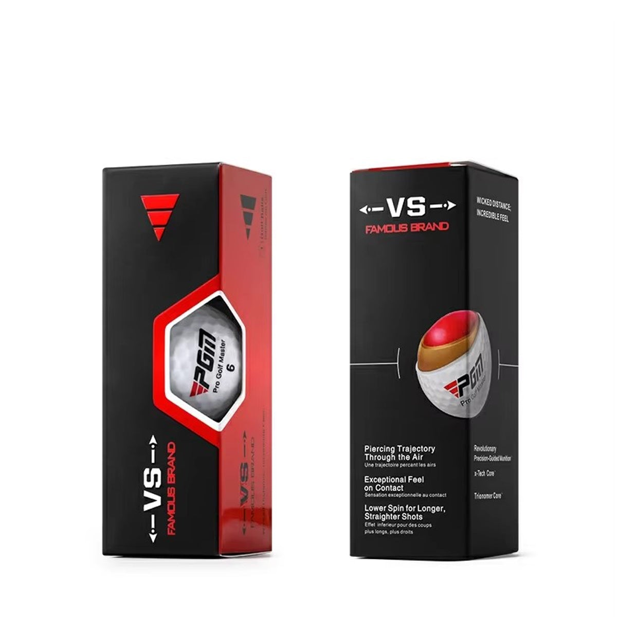 Golf Ball Gift Set Premium Quality Pelotas De Golf Ball,3 PCS-PGM Q017