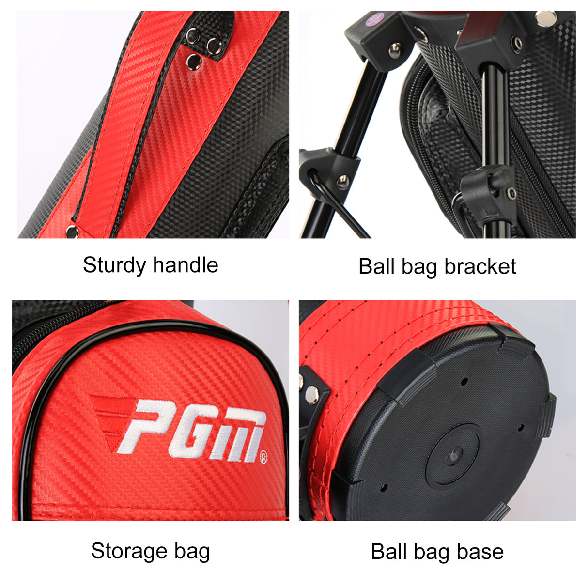 PGM QIAB008  PU Stand Golf Bag for Golf Course & Travel,lightweight and Waterproof