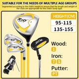 Junior Golf Club Set for Kids 4 Clubs Right Handed with Graphite Shaft & Golf Bag-PGM JRTG017