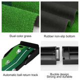 PGM TL004 mini golf putting mat trainer automatic ball return practice