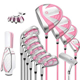 PGM LTG025 Left handed Women's Complete Golf Club Set 12 Clubs with Bag