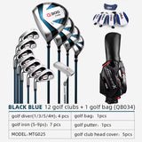 Left Handed Golf Clubs Sets Mens Graphite Branded 12 Clubs Golf Clubs-PGM MTG025