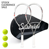 Tennis Rackets Set for Adults-two Tennis Rackets ,3 Balls and 1 Cover Bag