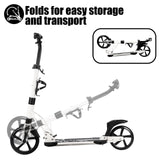 A301 Adult Kick Scooter with Large Folding Wheel Design - Convenient Urban Transport for Adults